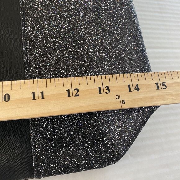 Jimmy choo parfums tote bag Black With Bottom Glitter Brand New Large Tote - Picture 8 of 10